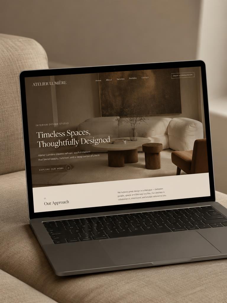 Interior studio website