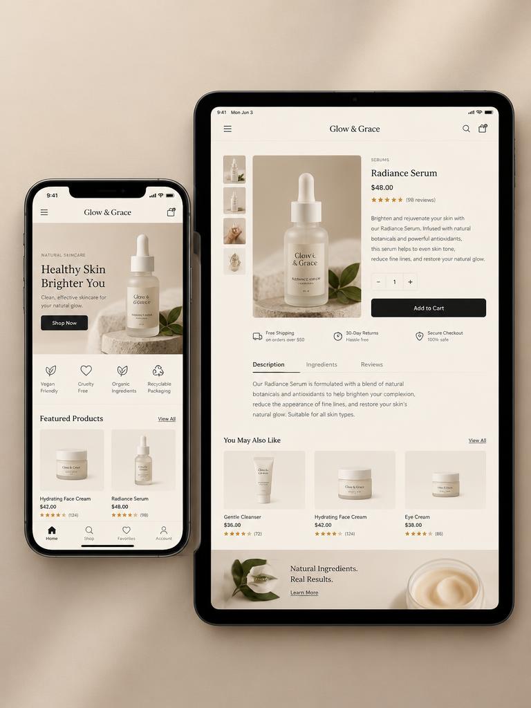 Skincare online store